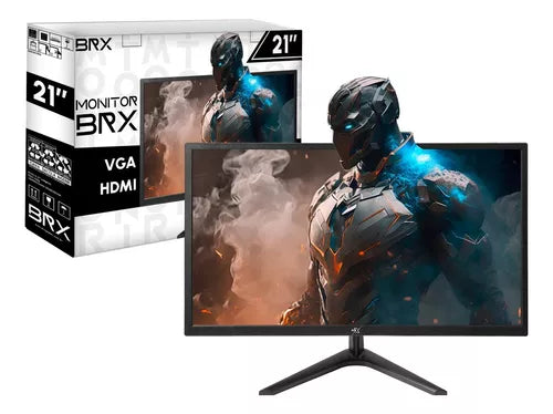 Monitor gamer BRX MBRX21BK 21" Gamer LED preto 110V/220V