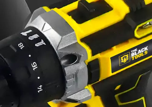 Parafusadeira E Furadeira Impacto The Black Tools Tb-21pw 21v 3/8 Cor Amarelo Frequência 50/60 Hz 110v/220v